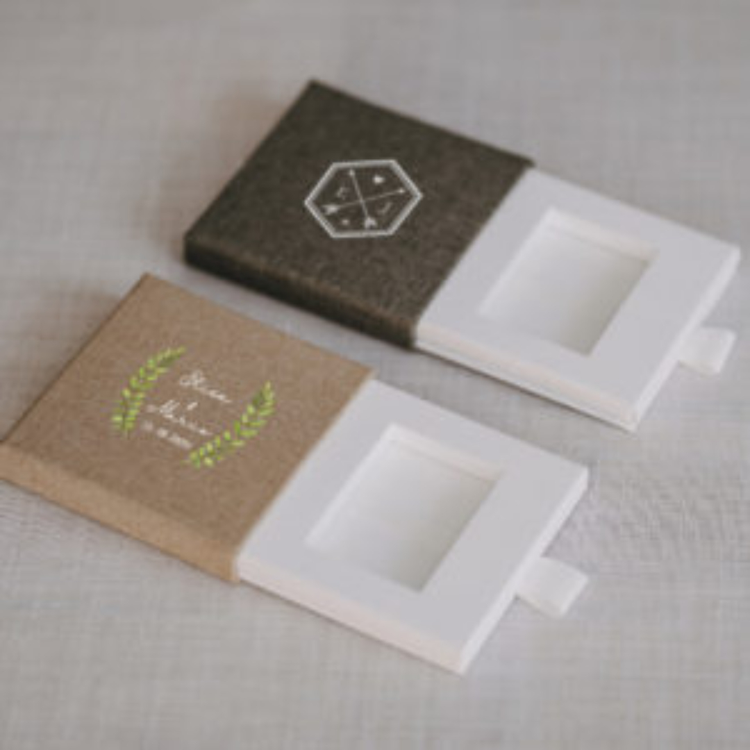 Mini_craft_slide Pack Minicraft Slide + Bamboo (Linen box with sliding opening + Usb Bamboo) - Image 1